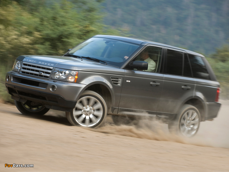 Photos of Range Rover Sport Supercharged US-spec 2008–09 (800 x 600)