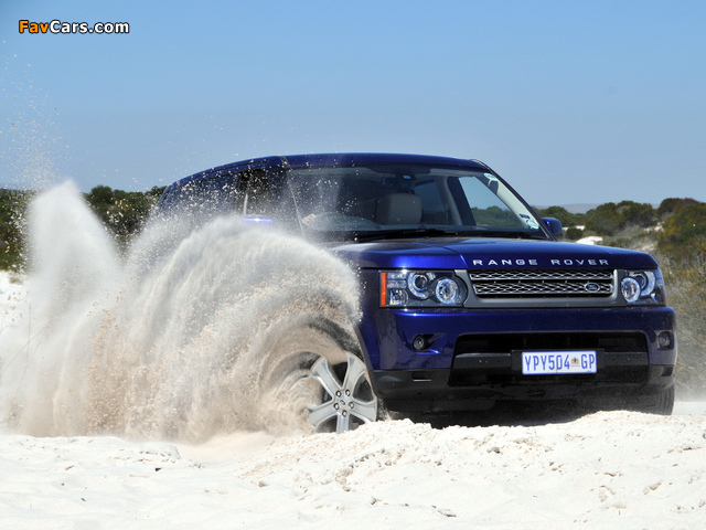 Photos of Range Rover Sport Supercharged ZA-spec 2009–13 (640 x 480)