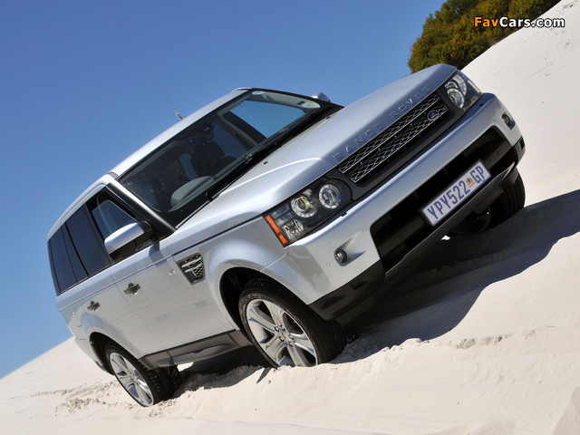 Photos of Range Rover Sport Supercharged ZA-spec 2009–13 (640 x 480)