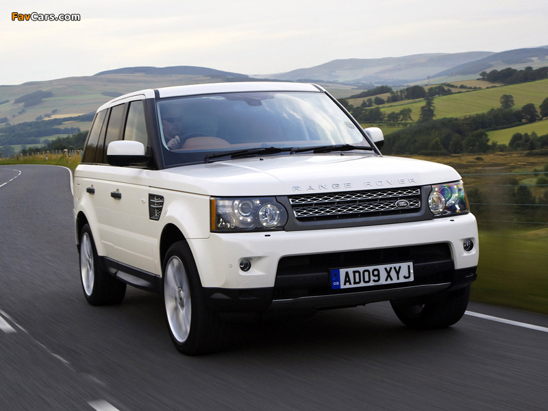 Photos of Range Rover Sport Supercharged UK-spec 2009–13 (800 x 600)