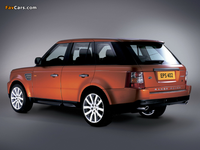 Pictures of Range Rover Sport Supercharged 2005–08 (640 x 480)