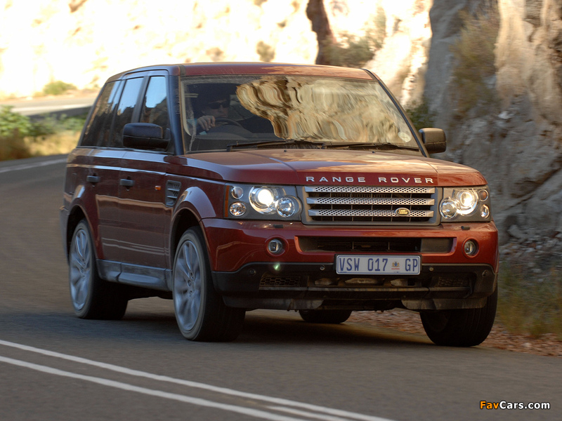 Pictures of Range Rover Sport ZA-spec 2005–08 (800 x 600)