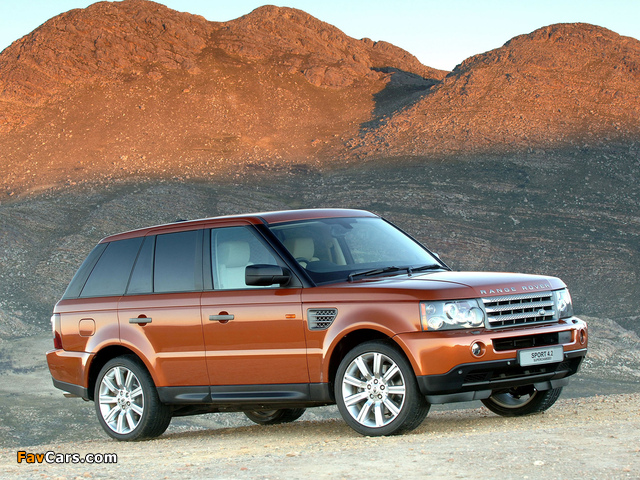 Pictures of Range Rover Sport Supercharged ZA-spec 2005–08 (640 x 480)