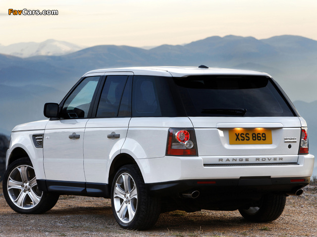 Pictures of Range Rover Sport Supercharged 2009–13 (640 x 480)