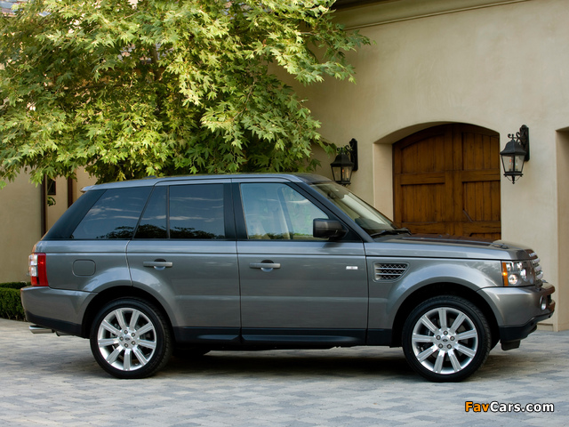 Pictures of Range Rover Sport Supercharged US-spec 2008–09 (640 x 480)