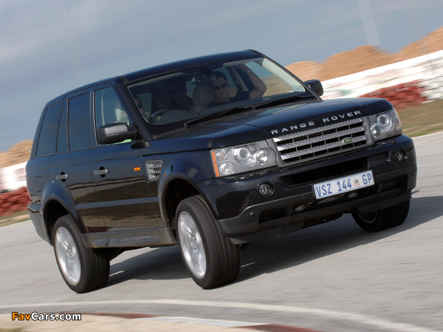 Range Rover Sport ZA-spec 2005–08 wallpapers (640 x 480)