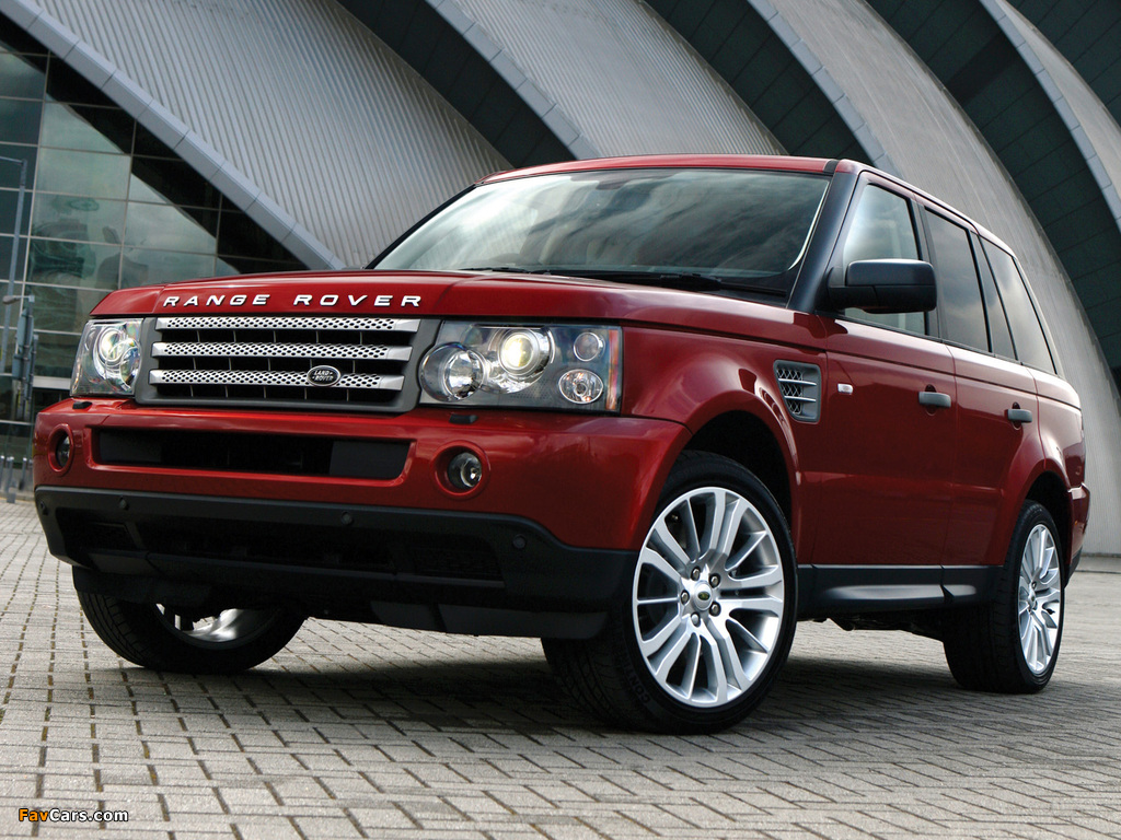 Range Rover Sport Supercharged 2005–08 wallpapers (1024 x 768)