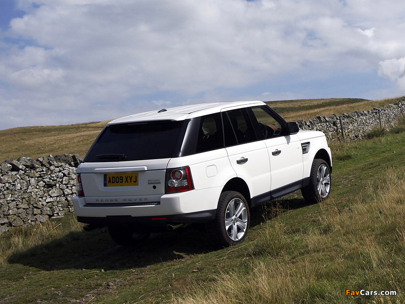 Range Rover Sport Supercharged UK-spec 2009–13 wallpapers (800 x 600)