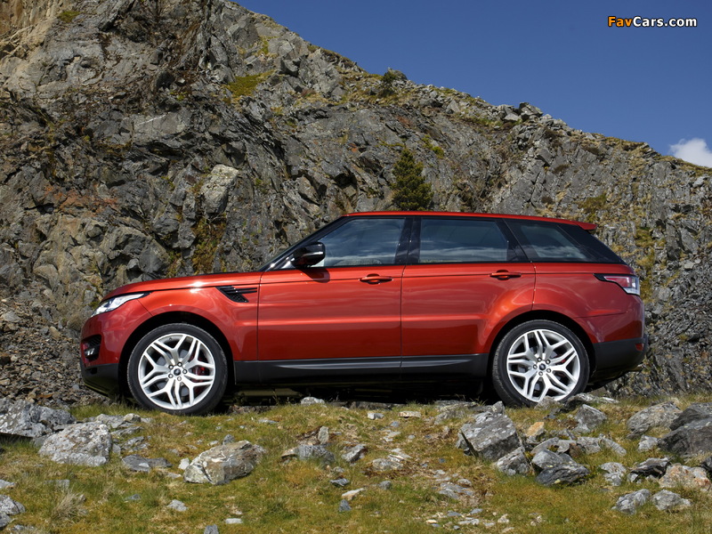 Range Rover Sport Supercharged UK-spec 2013 wallpapers (800 x 600)