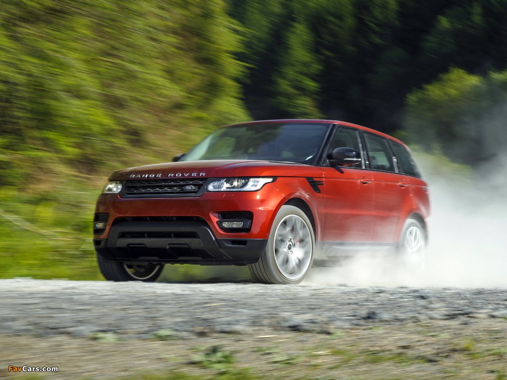 Range Rover Sport Supercharged UK-spec 2013 wallpapers (1024 x 768)