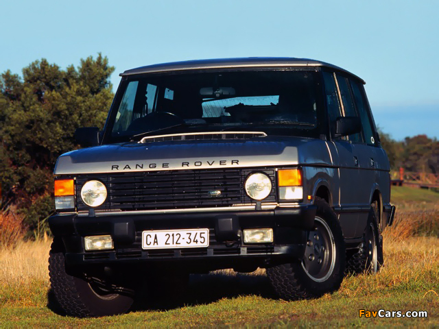 Images of Range Rover UK-spec 1986–96 (640 x 480)