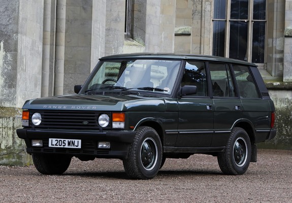 Range Rover 1986 Side View Images of Range Rover UK-spec 1986–96