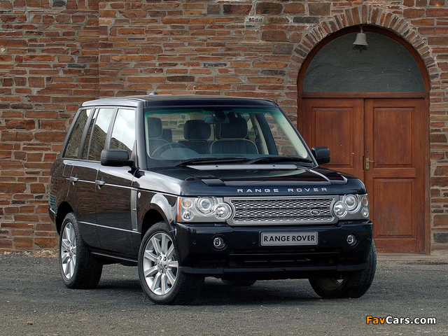 Images of Range Rover Supercharged ZA-spec (L322) 2005–09 (640 x 480)