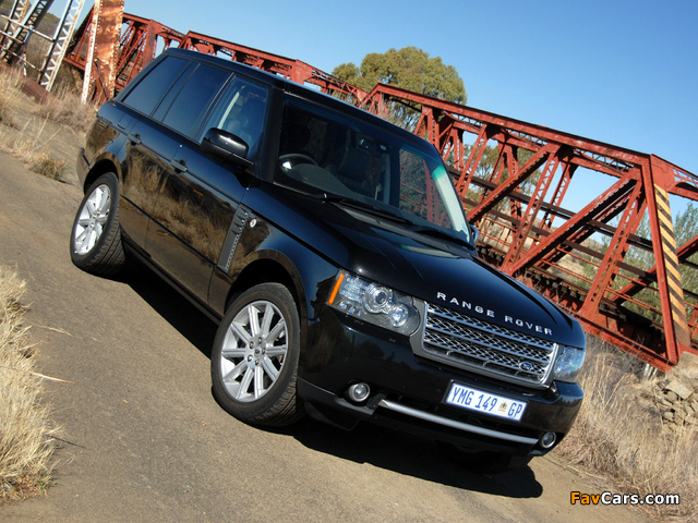 Images of Range Rover Supercharged ZA-spec (L322) 2009–12 (640 x 480)