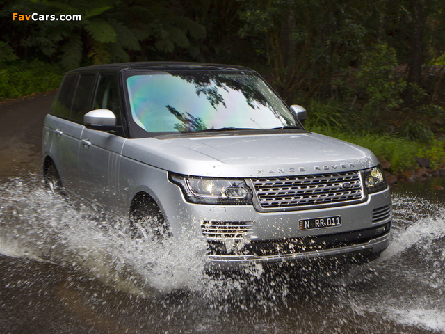 Images of Range Rover Vogue TDV6 AU-spec (L405) 2013 (640 x 480)