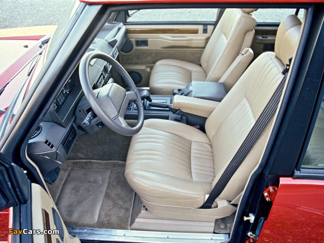 Range Rover EU-spec 1986–96 images (640 x 480)