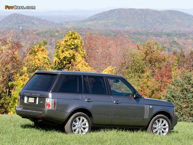 Range Rover HSE US-spec (L322) 2005–09 images (640 x 480)
