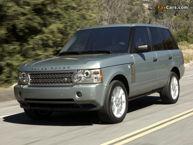 Range Rover Supercharged US-spec (L322) 2005–09 pictures (640 x 480)