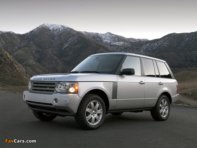 Range Rover HSE US-spec (L322) 2005–09 pictures (640 x 480)