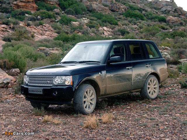 Range Rover Supercharged ZA-spec (L322) 2005–09 pictures (640 x 480)