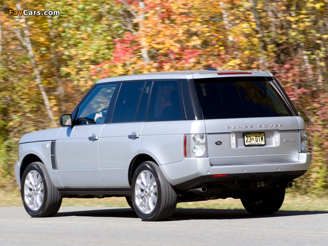 Range Rover Supercharged US-spec (L322) 2005–09 pictures (640 x 480)