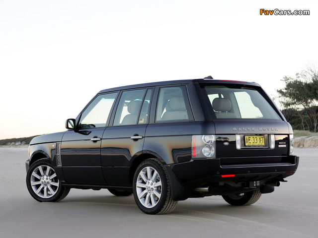 Range Rover Supercharged AU-spec (L322) 2005–09 pictures (640 x 480)