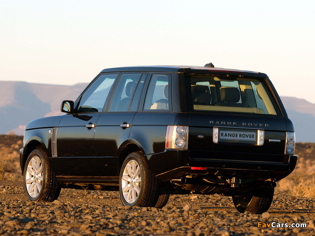 Range Rover Supercharged ZA-spec (L322) 2005–09 wallpapers (640 x 480)