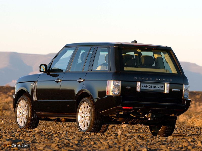 Range Rover Supercharged ZA-spec (L322) 2005–09 wallpapers (800 x 600)