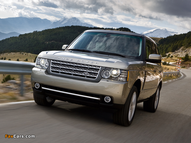 Range Rover Supercharged (L322) 2009–12 images (640 x 480)