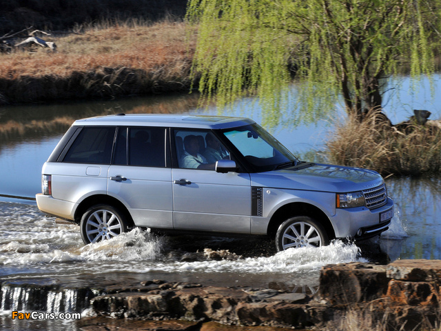 Range Rover Supercharged ZA-spec (L322) 2009–12 photos (640 x 480)