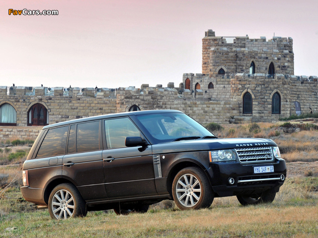 Range Rover Supercharged ZA-spec (L322) 2009–12 pictures (640 x 480)