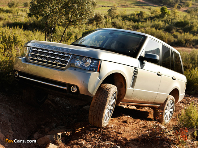 Range Rover Supercharged (L322) 2009–12 wallpapers (640 x 480)