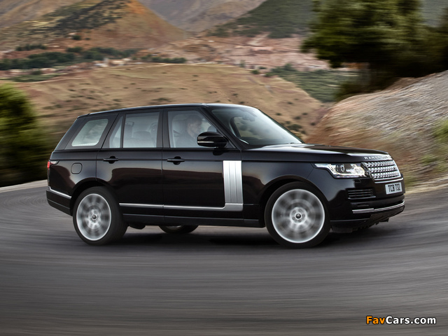 Range Rover Vogue SDV8 UK-spec (L405) 2012 photos (640 x 480)