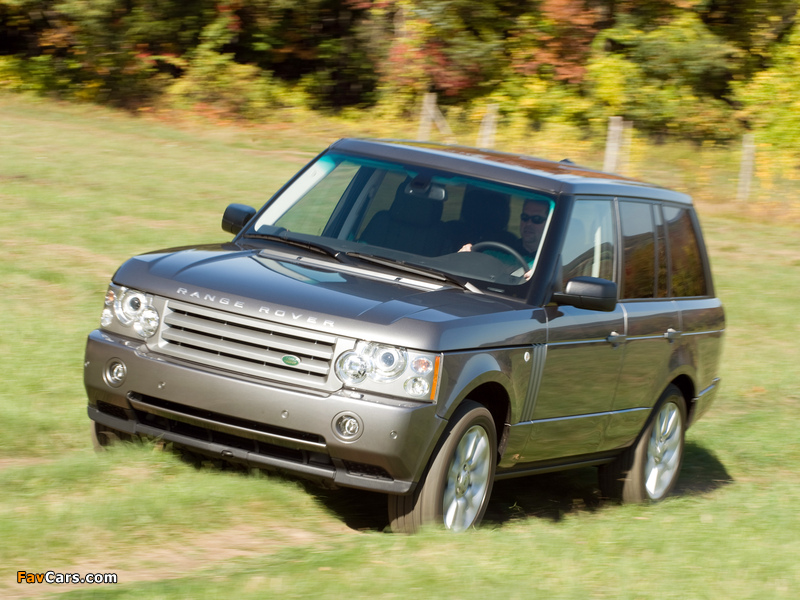 Photos of Range Rover HSE US-spec (L322) 2005–09 (800 x 600)