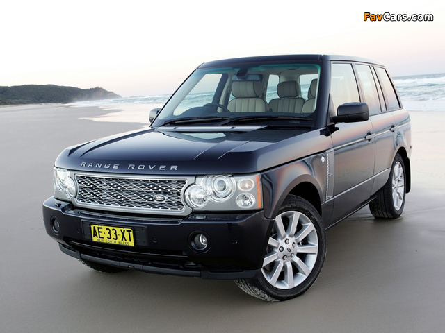 Photos of Range Rover Supercharged AU-spec (L322) 2005–09 (640 x 480)