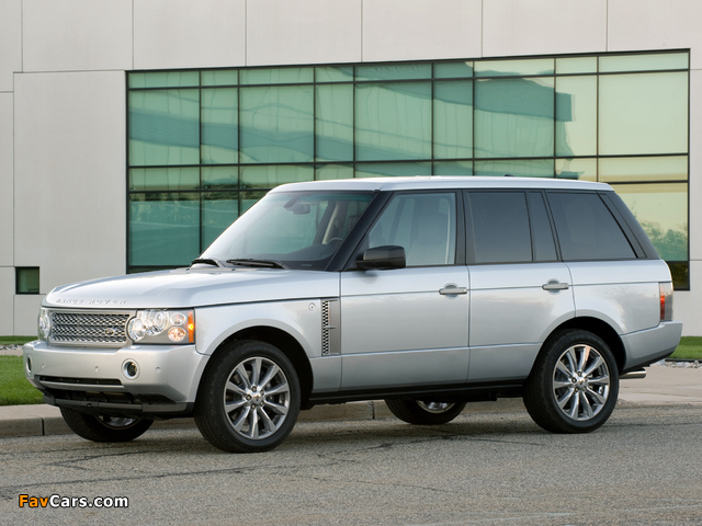 Photos of Range Rover Supercharged US-spec (L322) 2005–09 (640 x 480)