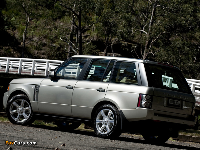 Photos of Range Rover Supercharged AU-spec (L322) 2009–12 (640 x 480)