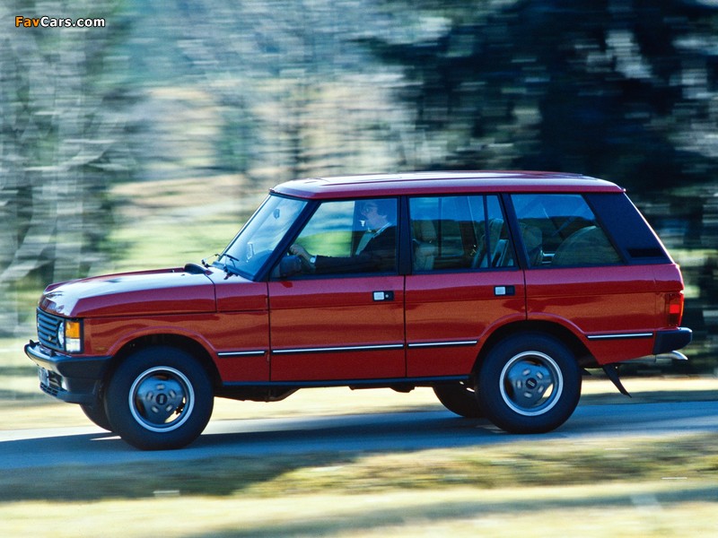 Pictures of Range Rover EU-spec 1986–96 (800 x 600)
