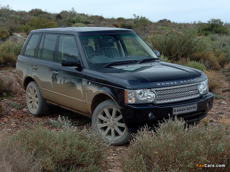 Pictures of Range Rover Supercharged ZA-spec (L322) 2005–09 (800 x 600)