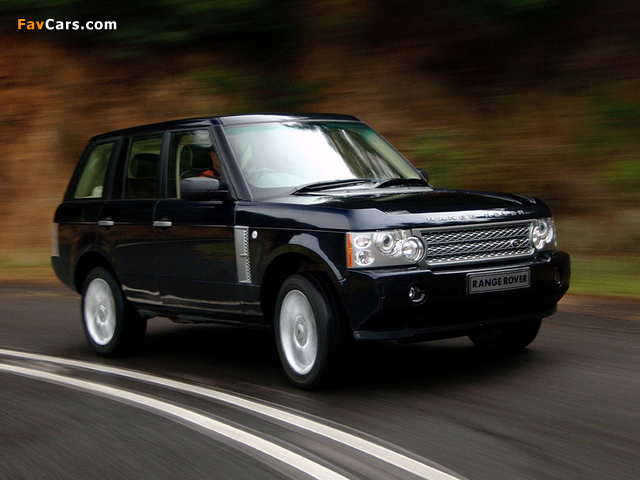 Pictures of Range Rover Supercharged ZA-spec (L322) 2005–09 (640 x 480)