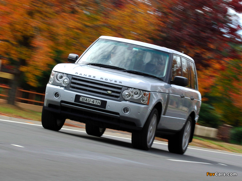 Pictures of Range Rover Vogue AU-spec (L322) 2005–09 (800 x 600)