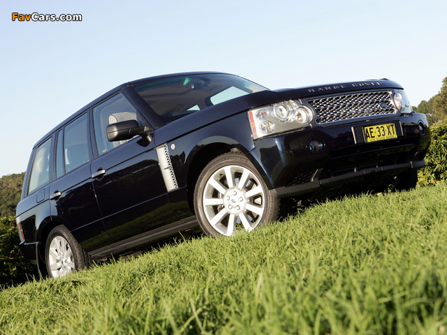 Pictures of Range Rover Supercharged AU-spec (L322) 2005–09 (640 x 480)