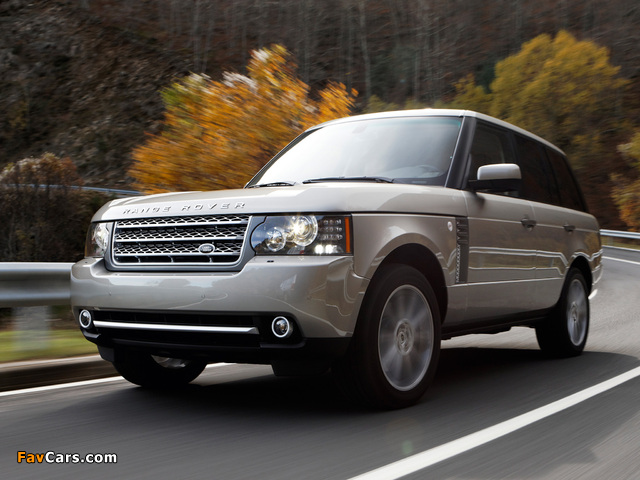 Pictures of Range Rover Supercharged (L322) 2009–12 (640 x 480)