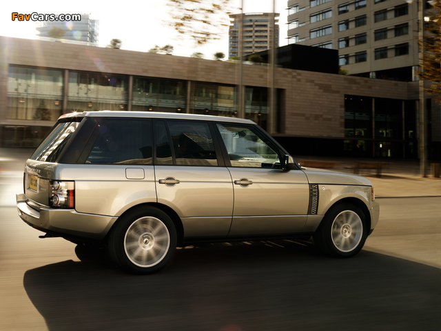 Pictures of Range Rover Supercharged (L322) 2009–12 (640 x 480)