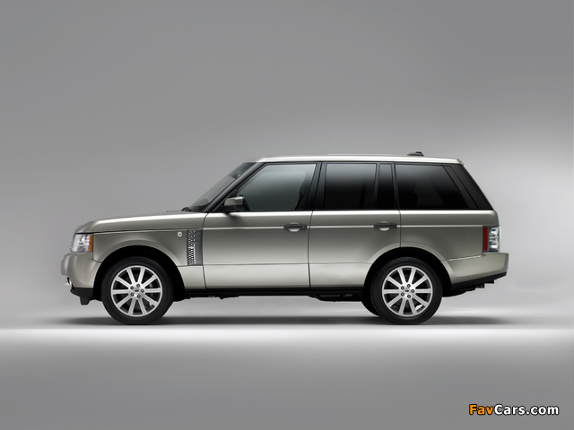 Pictures of Range Rover Supercharged (L322) 2009–12 (640 x 480)