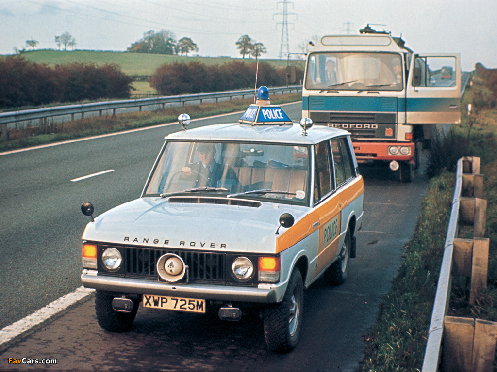 Range Rover 3-door Police 1970–86 wallpapers (1024 x 768)