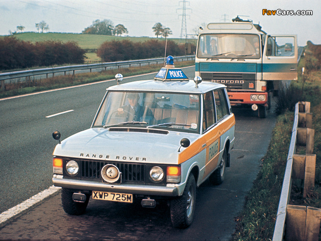 Range Rover 3-door Police 1970–86 wallpapers (640 x 480)