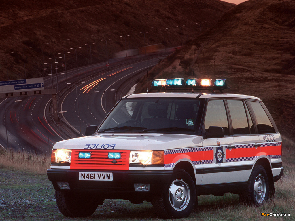 Range Rover Police (P38A) 1994–2002 wallpapers (1024 x 768)