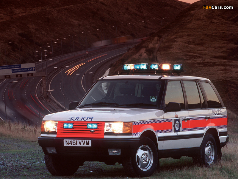 Range Rover Police (P38A) 1994–2002 wallpapers (800 x 600)