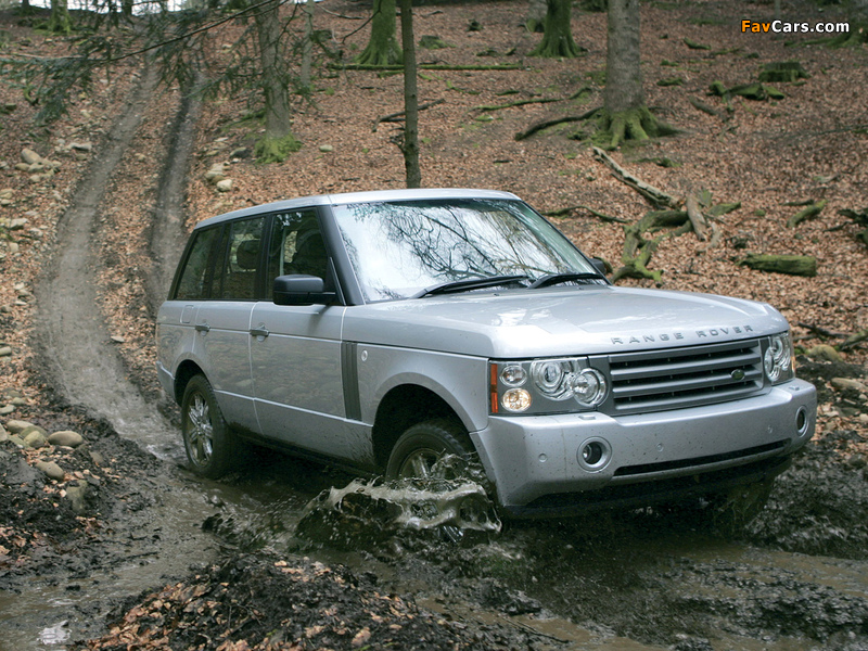 Range Rover Vogue UK-spec (L322) 2005–09 wallpapers (800 x 600)